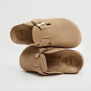MNG Beige Slip Ons